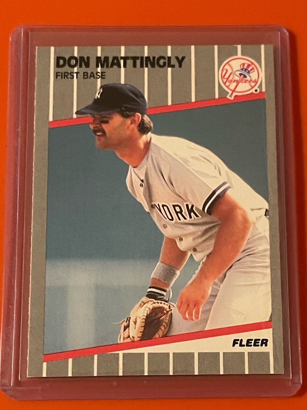 Don Mattingly #258 1989 Fleer Baseball Trading Card
